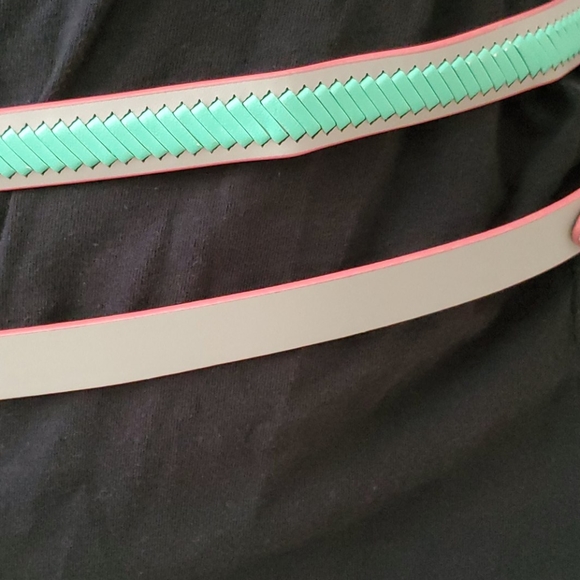 BCBGMaxAzria Double Wrap Belt Multi-colored SM - Picture 2 of 7